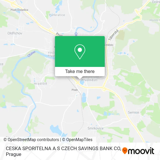 Карта CESKA SPORITELNA A S CZECH SAVINGS BANK CO