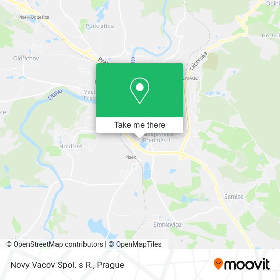 Карта Novy Vacov Spol. s R.