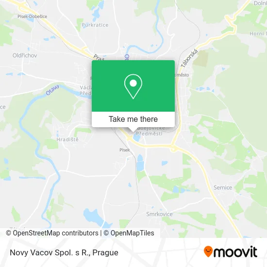 Карта Novy Vacov Spol. s R.