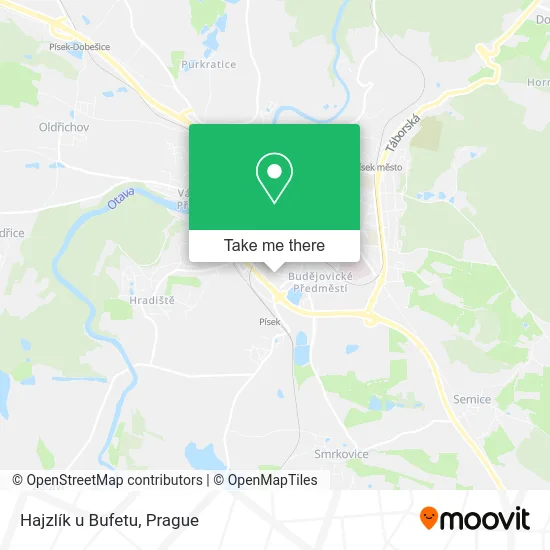 Карта Hajzlík u Bufetu