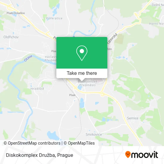 Карта Diskokomplex Družba