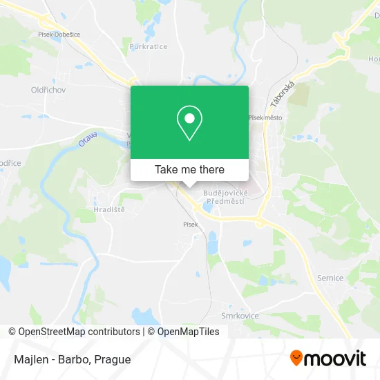 Карта Majlen - Barbo