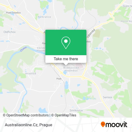 Карта Australiaonline.Cz