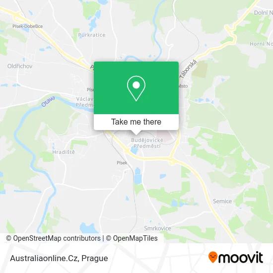 Карта Australiaonline.Cz