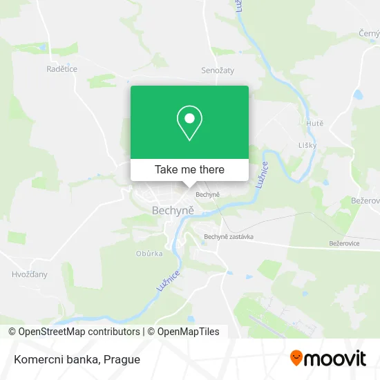 Карта Komercni banka