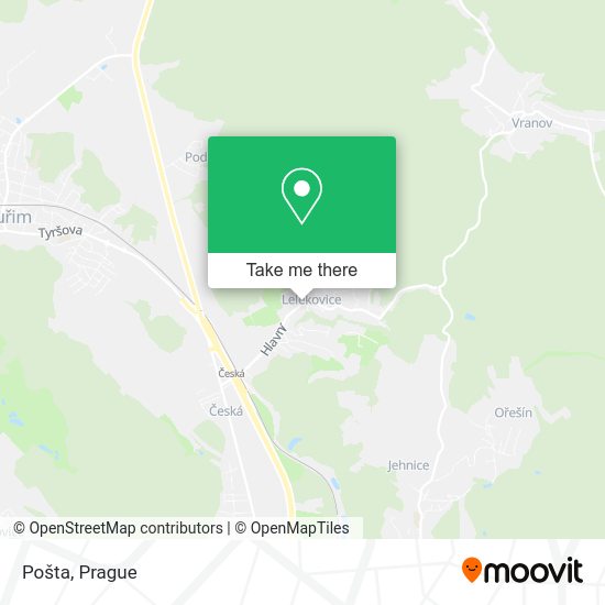 Карта Pošta