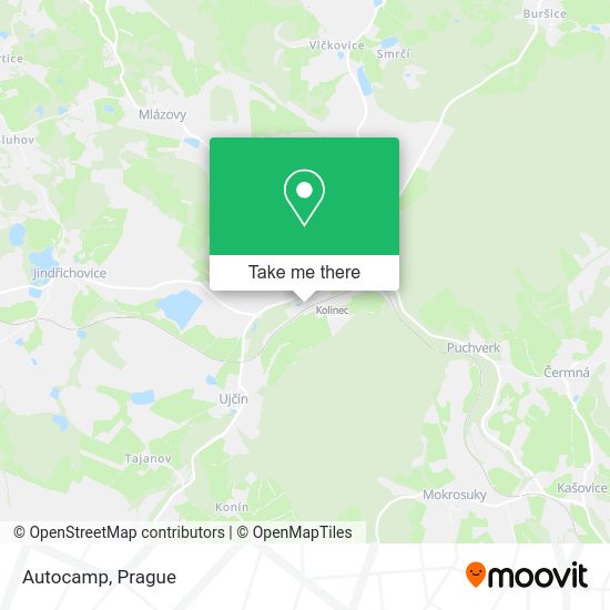 Карта Autocamp