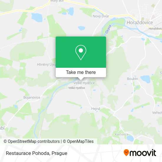 Карта Restaurace Pohoda