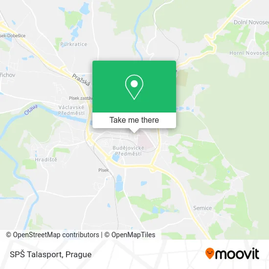Карта SPŠ Talasport