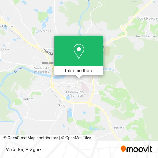 Карта Večerka