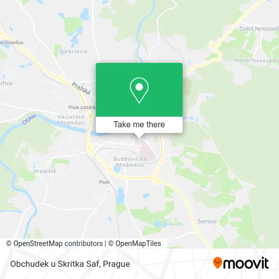 Карта Obchudek u Skritka Saf