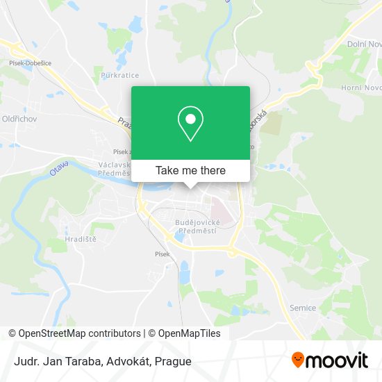 Карта Judr. Jan Taraba, Advokát