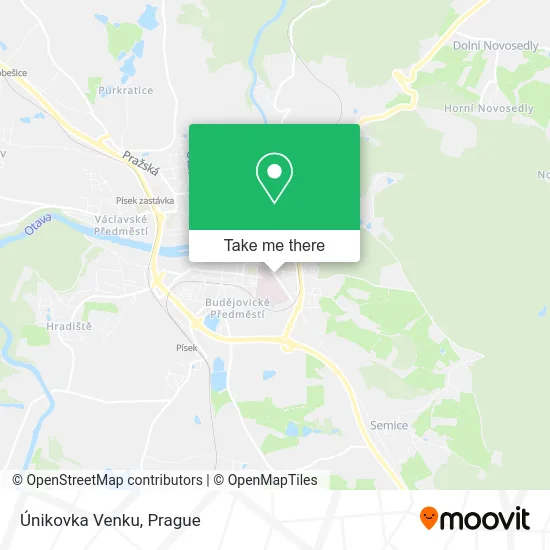 Карта Únikovka Venku