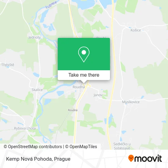 Карта Kemp Nová Pohoda