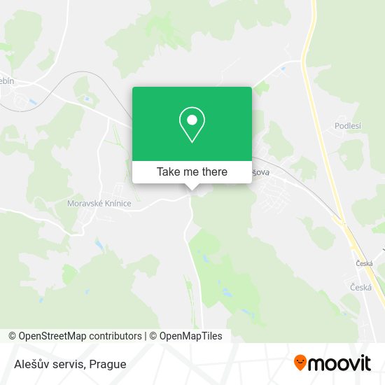 Карта Alešův servis