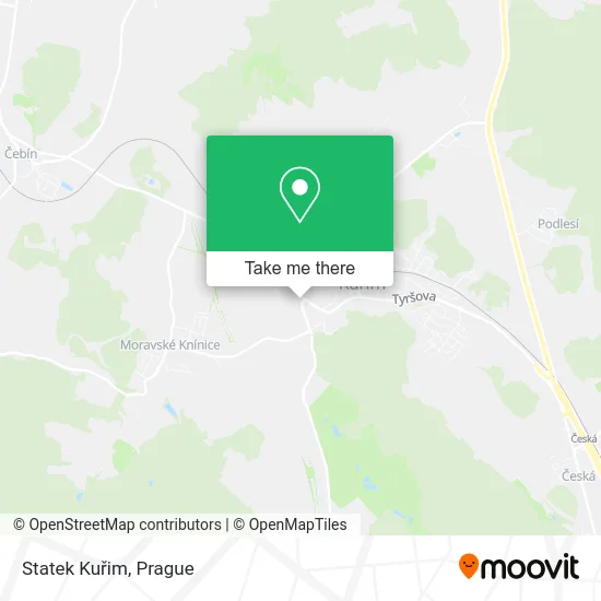Карта Statek Kuřim