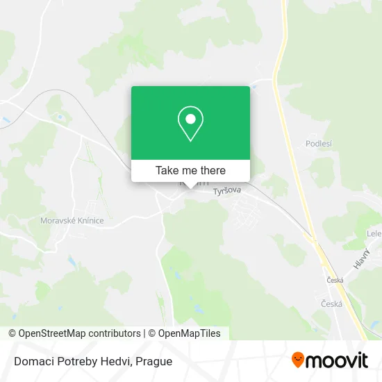 Карта Domaci Potreby Hedvi