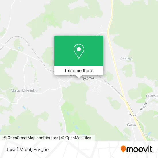 Карта Josef Michl