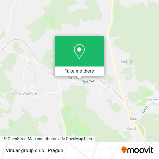 Карта Vinuar group s.r.o.