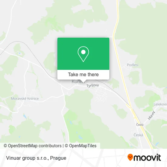 Карта Vinuar group s.r.o.