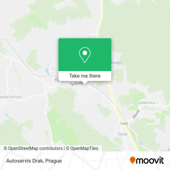 Карта Autoservis Drak