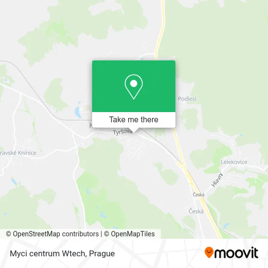 Карта Myci centrum Wtech
