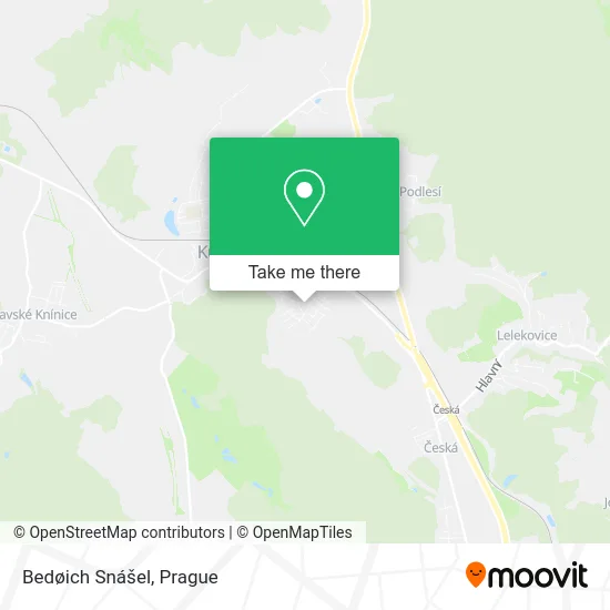 Карта Bedøich Snášel