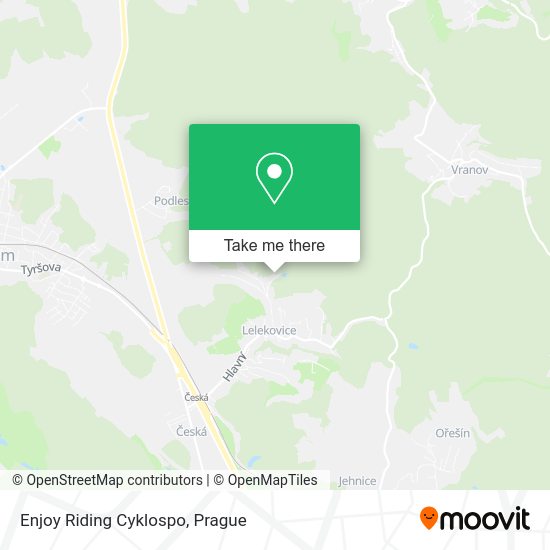 Карта Enjoy Riding Cyklospo