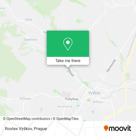 Карта Rostex Vyškov