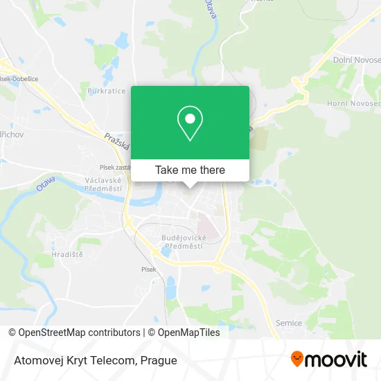 Карта Atomovej Kryt Telecom