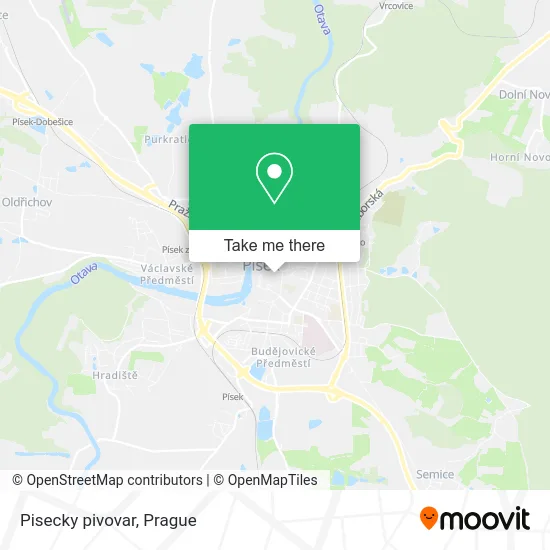 Карта Pisecky pivovar