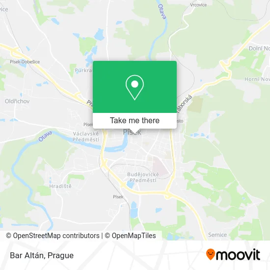 Карта Bar Altán