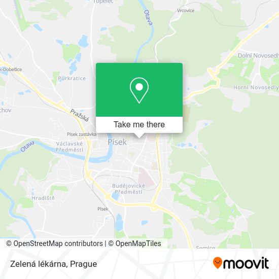 Карта Zelená lékárna