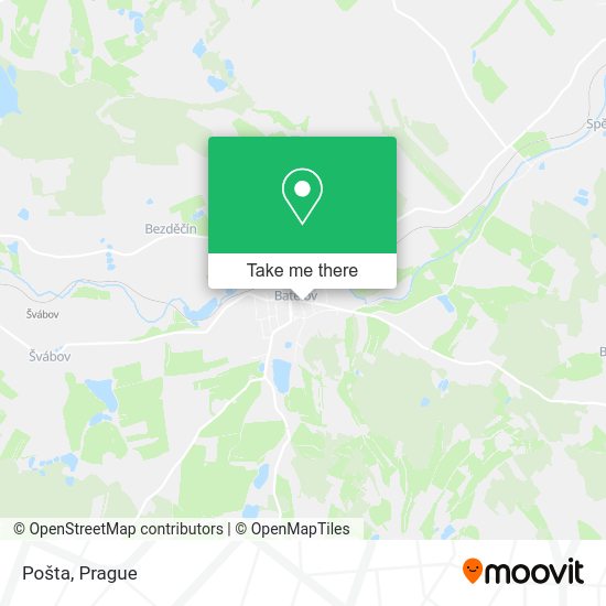 Карта Pošta