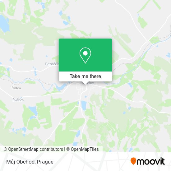Карта Můj Obchod