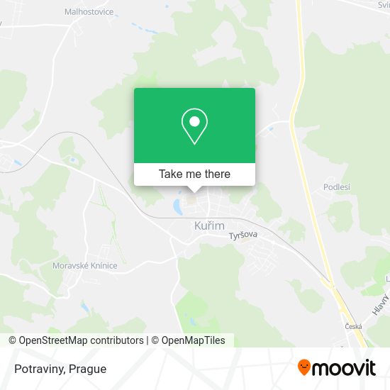 Карта Potraviny
