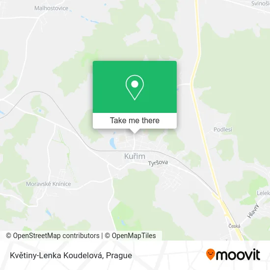 Květiny-Lenka Koudelová map