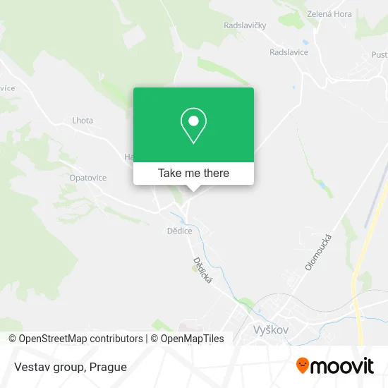 Карта Vestav group