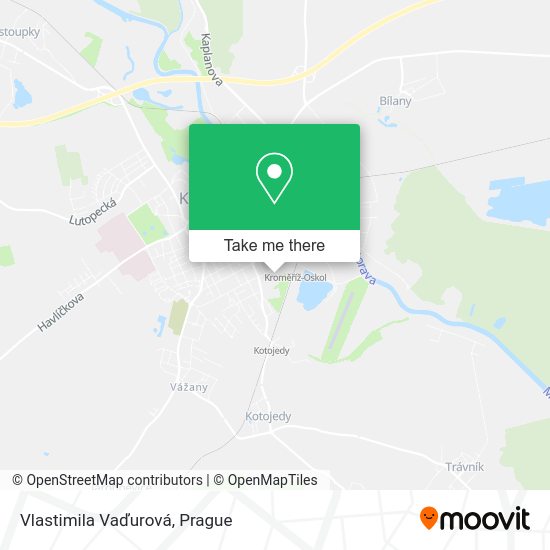 Карта Vlastimila Vaďurová