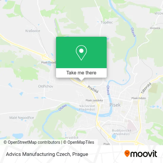Карта Advics Manufacturing Czech