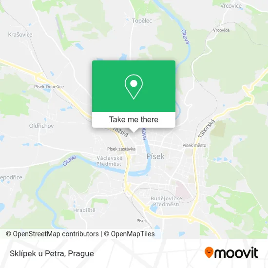 Карта Sklípek u Petra
