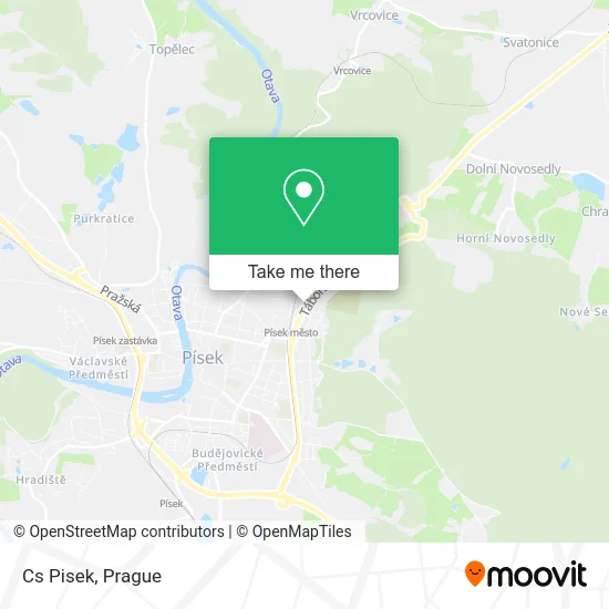 Карта Cs Pisek