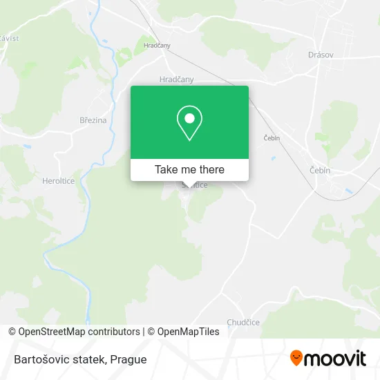 Карта Bartošovic statek