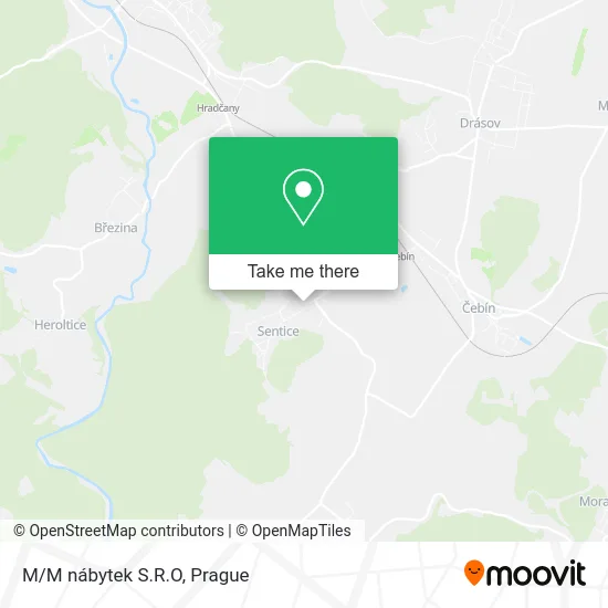 Карта M/M nábytek S.R.O