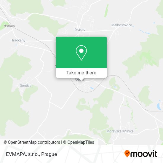 Карта EVMAPA, s.r.o.