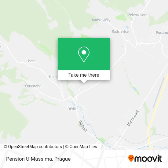 Карта Pension U Massima