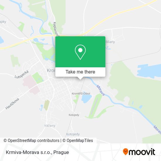 Карта Krmiva-Morava s.r.o.
