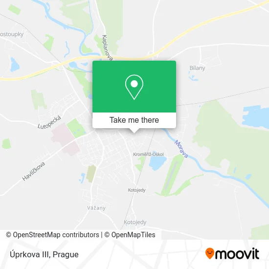 Карта Úprkova III