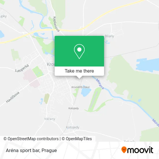 Карта Aréna sport bar
