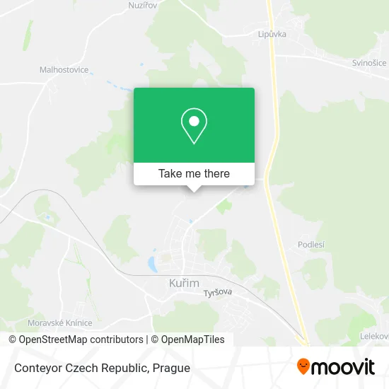 Карта Conteyor Czech Republic